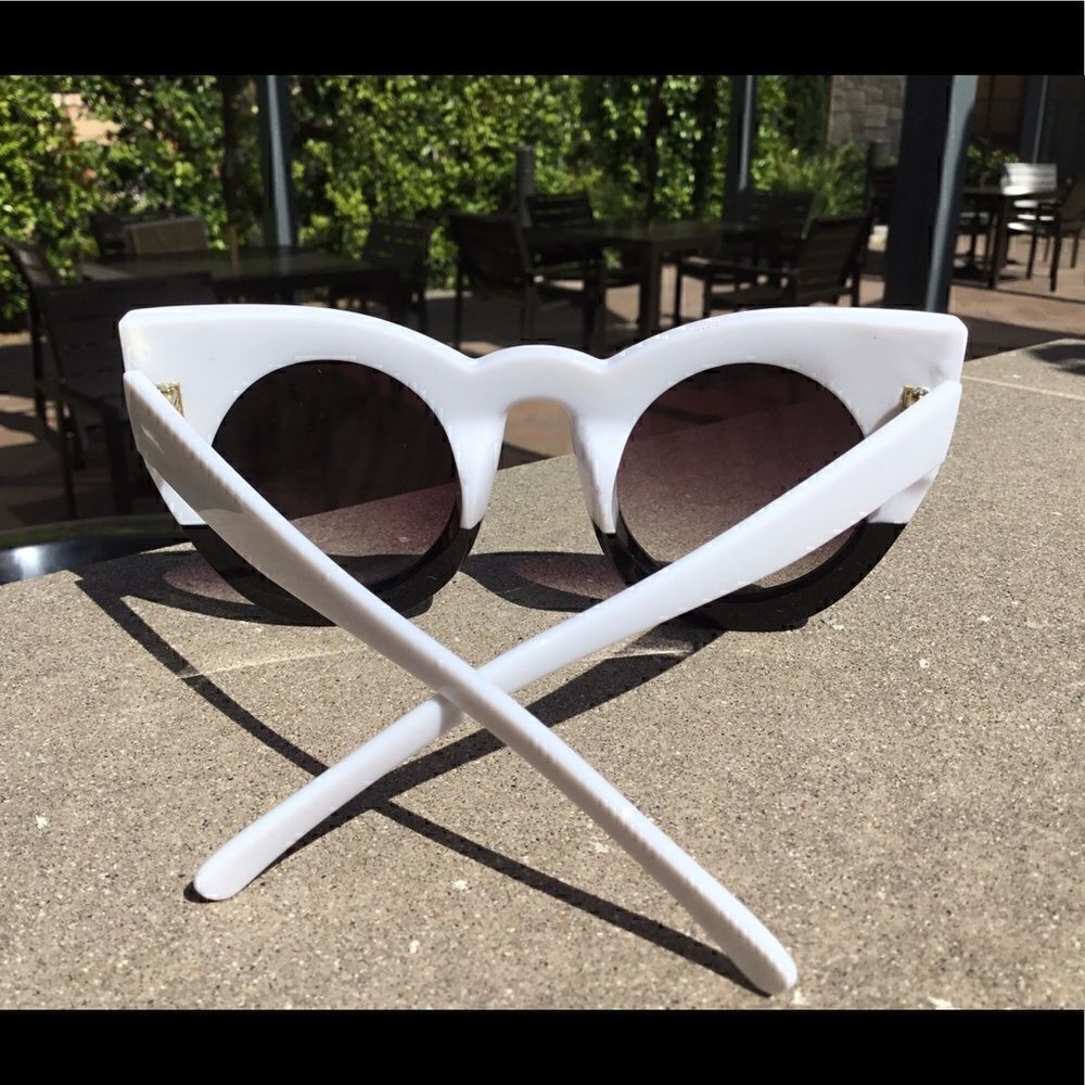 CAT EYES SUNGLASSES COLOR BLOCK - Picture 3 of 3